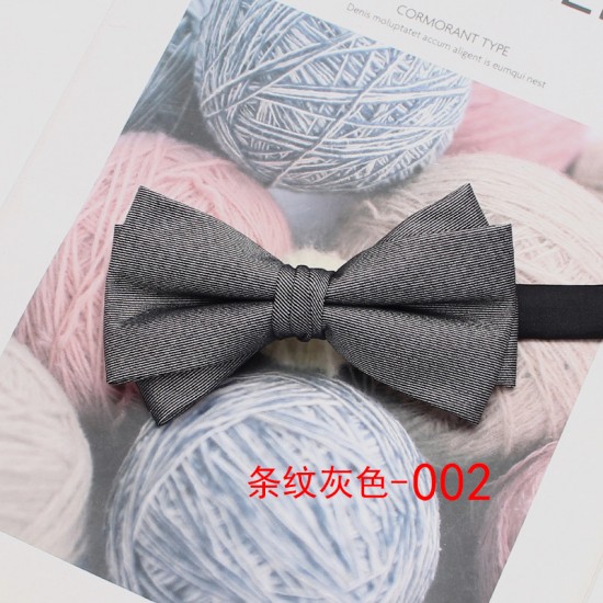 Leier men's bow ties, British striped business bow ties, Korean-style wedding shirt and suit tie accessories, manufacturer