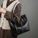 2025 Spring/Summer New Style Women's Handbags, Fashionable Large-Capacity Simple Cowhide Single-Shoulder Handbags