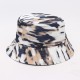 Overseas Reversible Bucket Hat, Camouflage Graffiti Bucket Hat, Outdoor Sun Protection Sun Protection Bucket Hat, Versatile Casual Hat for Women