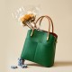 Spring/Summer 2025 niche genuine leather bucket bag for women Paired with a stylish handbag, a high-end casual crossbody cowhide bag.