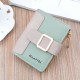 Wallet - women's short style, money clip, female student, Japanese/ Korean style, smooth finish, mini small leather case with zipper, hand-held, fashionable, mixed color card case New men's wallet - long style men's purse - men's vertical style fashionabl Wallet - women's short style, money clip, female student, Japanese/ Korean style, smooth finish, mini small leather case with zipper, hand-held, fashionable, mixed color card case New men's wallet - long style men's purse - men's vertical style fashionabl