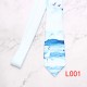 Leier men's personalized tie, European and American rose tie, Korean-style castle statue, casual party tie manufacturer.