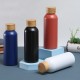 Wow, custom cross-border 304 stainless steel vacuum insulated tumbler, bamboo lid, small-mouth water mug, outdoor double-walled sports bottle
