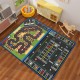 Creative cartoon educational, stain-resistant, and easy-care children's room carpet, car play mat, soundproof and cooling mat (shipping available) Creative cartoon educational, stain-resistant, and easy-care children's room carpet, car play mat, soundproof and cooling mat (shipping available)