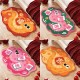 Year of the Snake bedside rug, bedroom, Spring Festival decoration, cartoon-style plush non-slip strip floor mat.