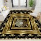 Temu cross-border new Nordic simple crystal velvet floor mats for living rooms and coffee tables. Easy-care large rugs