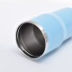 Cross-border 304 stainless steel car cup, double-walled vacuum coffee cup with straw, outdoor car thermos with handle