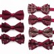Leier, in stock, men's red wedding bow ties, tie flowers, casual bow ties for groomsmen, business bow ties