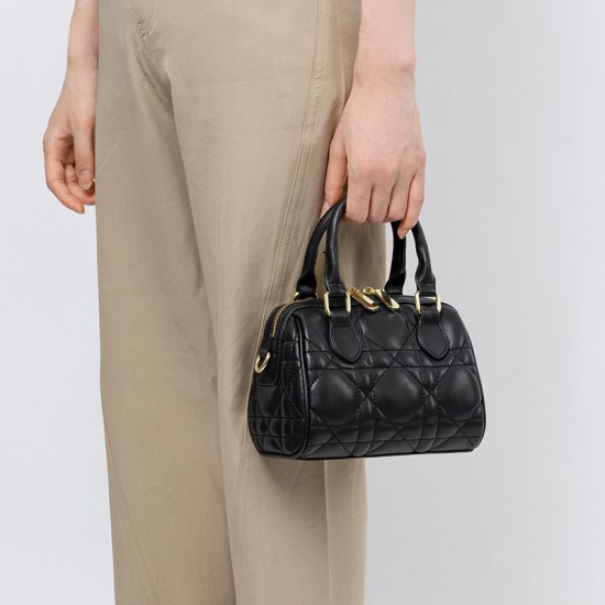 Genuine Leather Diamond-Quartz Boston Bag, 2025 New, Fashionable, Versatile, High-End Diamond-Quartz Handbag, Shoulder Bag, Crossbody Bag