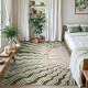 Simple line faux cashmere sun pattern bedroom decorative carpet, bedside rug, non-slip living room thickened carpet in stock. Simple line faux cashmere sun pattern bedroom decorative carpet, bedside rug, non-slip living room thickened carpet in stock.