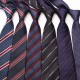 New Navy Blue Series Ties, Business Fashion Diagonal Striped Small Floral Pattern, 8cm Polyester Silk Ties, Wholesale & In Stock New Navy Blue Series Ties, Business Fashion Diagonal Striped Small Floral Pattern, 8cm Polyester Silk Ties, Wholesale & In Stock