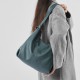 Genuine leather large-capacity stylish new Korean-style trendy solid color casual commuter shoulder tote bag Genuine leather large-capacity stylish new Korean-style trendy solid color casual commuter shoulder tote bag