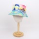 Spring and summer cap, whale digital print sun hat, reversible outdoor sun visor, student couple's hat