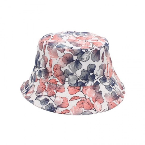 Spring/Summer styles Bucket hat with digital leaf print, travel art bucket hat, reversible visor, foldable sun hat Spring/Summer styles Bucket hat with digital leaf print, travel art bucket hat, reversible visor, foldable sun hat