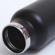 Cross-border Amazon stainless steel thermos with handle, portable American-style large-mouth sports water bottle, spray-coated hiking kettle