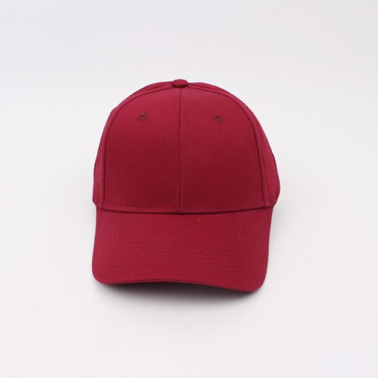 A versatile solid-color baseball cap for women, a curved-brim hat with an embroidered logo, for outdoor sun protection.
