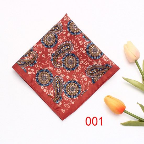 Lei'er pocket squares for men, polyester suit and dress chest scarves, multi-colored geometric handkerchiefs, from the original manufacturer.