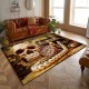 Amazon cross-border Halloween carpet, non-slip, stain-resistant, easy-care carpet, bedroom decorative bedside rug, available for shipping.