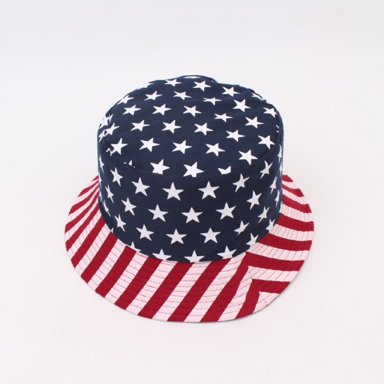Baseball cap, American flag digital print cap, outdoor sun visor, cross-border personalized sun hat