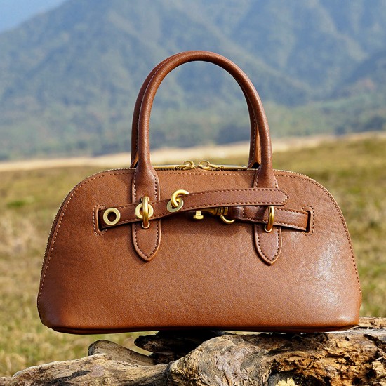 2025 new style women's bag, high-end genuine leather handbag, shell bag, European and American fashion crossbody bag Bags