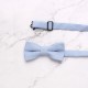 Autumn and winter new Korean velvet solid-color children's bow ties, trendy children's stylish and personalized neckties, bow ties for boys and girls.