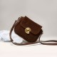 Yan Xiaofang women's bags, 2025 spring/summer new niche design, French retro textured frosted velvet commuter bag