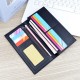 Handbag for women - long style zipper handbag with strap, soft leather wallet, fashionable patchwork handbag for mother, multi-card bag for card holder