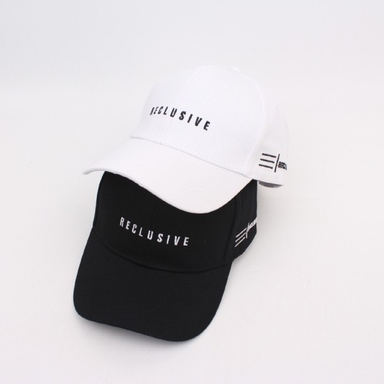 Spring and summer baseball caps with lettering embroidered peaked brim, celebrity-style sun hats, versatile rec baseball caps Spring and summer baseball caps with lettering embroidered peaked brim, celebrity-style sun hats, versatile rec baseball caps