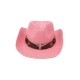 Overseas spring/summer top hats, European and American Western cowboy jazz hats, straw hats with raised brims, bull-head accessory sun hats for men