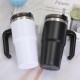 Cross-border 20oz/30oz portable car mug, large-capacity stainless steel thermos for men and women, wholesale