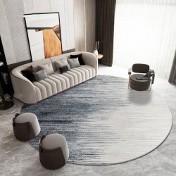 Cross-border temu simple light luxury carpets, non-slip and wear-resistant round decorative sofa cushions for the living room, easy-care rugs for the bedroom.