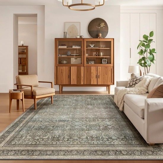 Cross-border vintage Persian carpet, home living room, non-slip and dust-resistant carpet, easy-care carpet for hotels and B&Bs