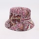 Cross-border Digital Printed Bucket Hat, Outdoor Sun Protection Sun Protection Bucket Hat, Versatile Reversible Ethnic Style Sun Hat Cross-border Digital Printed Bucket Hat, Outdoor Sun Protection Sun Protection Bucket Hat, Versatile Reversible Ethnic Style Sun Hat