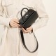 Premium cowhide small square handbag women's 2025 Spring/Summer fashionable and simple single shoulder crossbody doctor's box bag