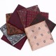 Manufacturer of men's business suit pocket squares, patterned wedding handkerchiefs, and small square handkerchiefs for banquets and suit accessories.