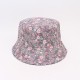 Spring/Summer flower sunflower bucket hat, outdoor sun protection, reversible bucket hat, fresh style Spring/Summer flower sunflower bucket hat, outdoor sun protection, reversible bucket hat, fresh style