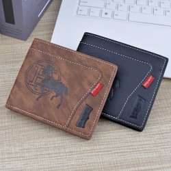 New style women's purse - short length, small purse, fashionable lettering print mini small leather bag, minimalist zero wallet