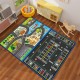 Creative cartoon educational, stain-resistant, and easy-care children's room carpet, car play mat, soundproof and cooling mat (shipping available) Creative cartoon educational, stain-resistant, and easy-care children's room carpet, car play mat, soundproof and cooling mat (shipping available)