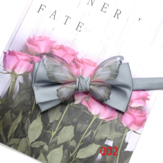 Personalized, trendy bow ties for men and women, solid-color party shirts, suit accessories, and bow ties, available for wholesale.