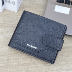 New style men's purse - long length, soft leather bag with multi-card slot, thin soft leather bag with horizontal print, multi-card slot business suit bag
