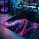 Cross-border Amazon starry sky carpet, stain-resistant and wear-resistant entrance doormat, gaming room, living room, and coffee table easy-care carpet