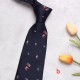 Leier's new blue business ties, 8cm polyester casual suit jacquard ties, personalized ties, available from manufacturers.