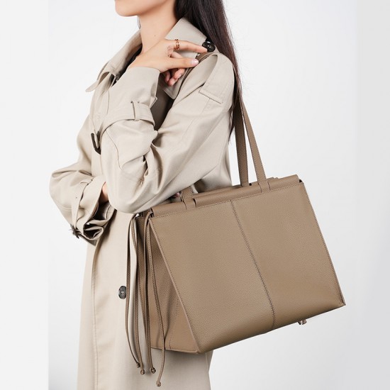 2025 New Style Women's Handbags, Fashionable Large-Capacity Shoulder Bags, Tote Bags, Genuine Leather Crossbody Bags, Trendy Commuter Bags
