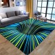 Cross-border carpets, living room sofa rugs, 3D vortex wall-to-wall carpets, creative three-dimensional floor mats available for shipping