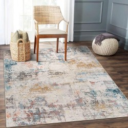 Cross-border Amazon Nordic abstract crystal velvet rug, non-slip, stain-resistant sofa coffee table mat for living room decoration.