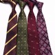 Shengzhou factory wholesale business vintage men's polyester silk, small flower pattern, fashionable ties in multiple colors