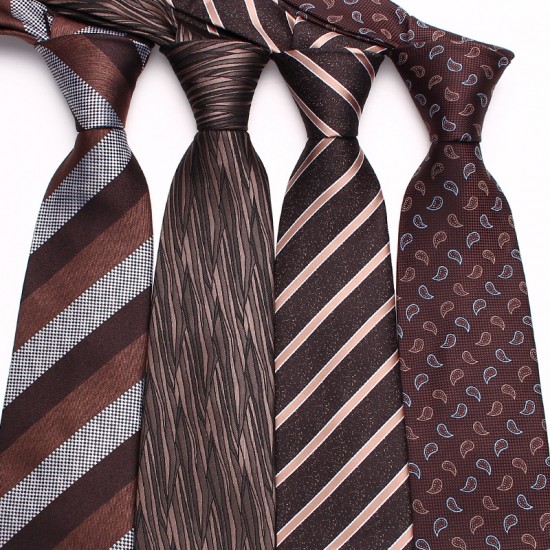Lei'er new brown men's business stylish polyester hand-tied ties in multiple colors, available from tie manufacturers. Lei'er new brown men's business stylish polyester hand-tied ties in multiple colors, available from tie manufacturers.