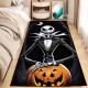 TEMU Cross-border Halloween Horror Skull Carpet, Bedroom Stain-Resistant, Non-Slip, Easy-Care, Bedside Blanket TEMU Cross-border Halloween Horror Skull Carpet, Bedroom Stain-Resistant, Non-Slip, Easy-Care, Bedside Blanket