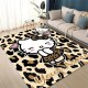 Cute and adorable kitty cat decorative carpet for the living room, stain-resistant, non-slip, and easy-care sofa blanket (available for shipping)