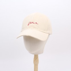 Women's spring and summer versatile outdoor sun hats, couples' baseball caps with lettering embroidered curved brim sun hats